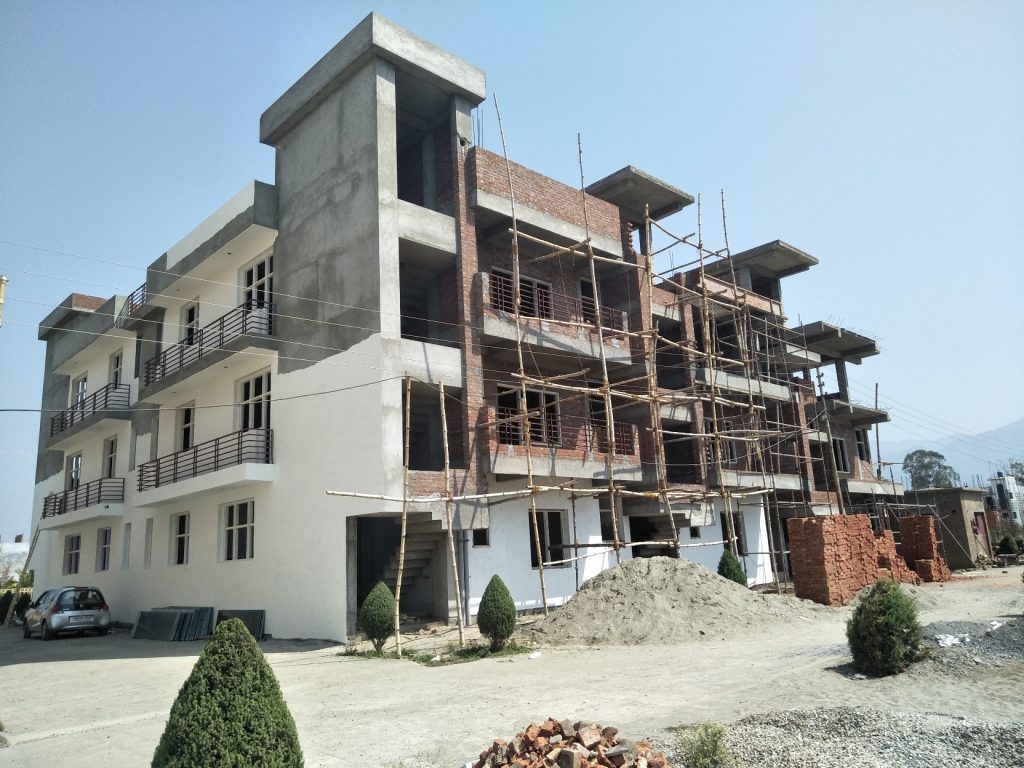 Progress work as on May 2017 on our Residential 3BHK Apartment MCUBE- Phase 2